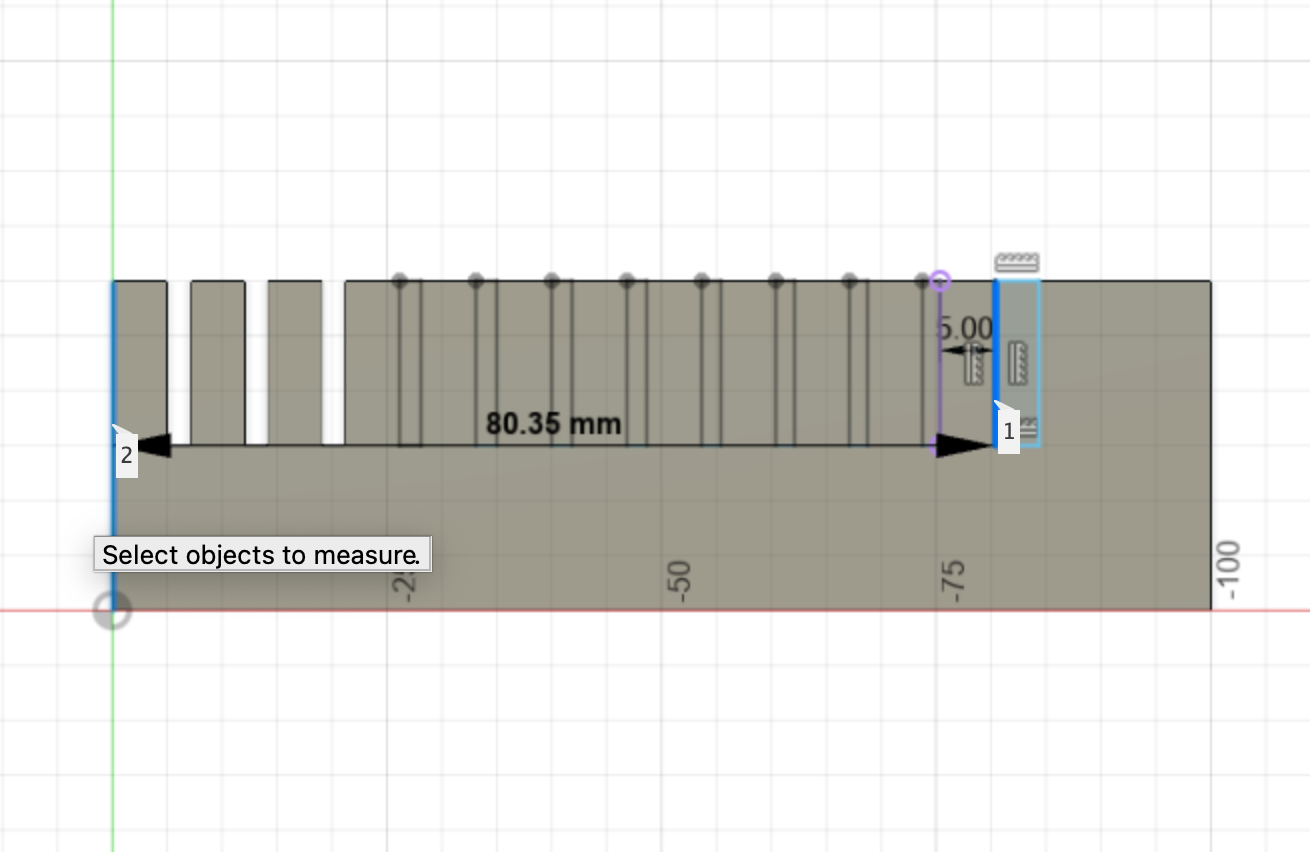 sketch dimensions of base